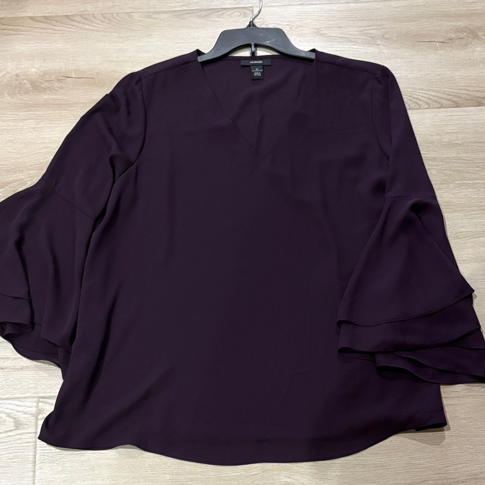 Alfani Deep Plum Women's Blouse